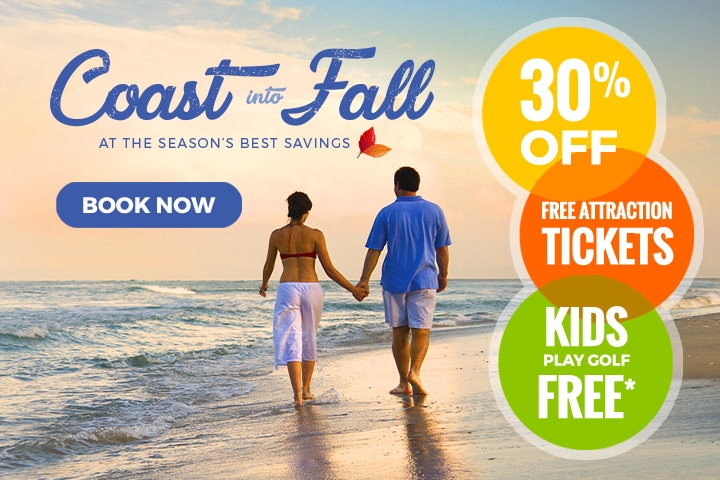 Coast into Fall and Save 30%