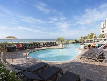 Caribbean Outdoor Pool With Pavers